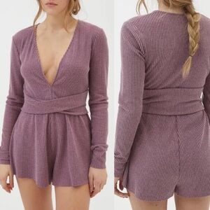 Urban Outfitters Mauve Knit Romper